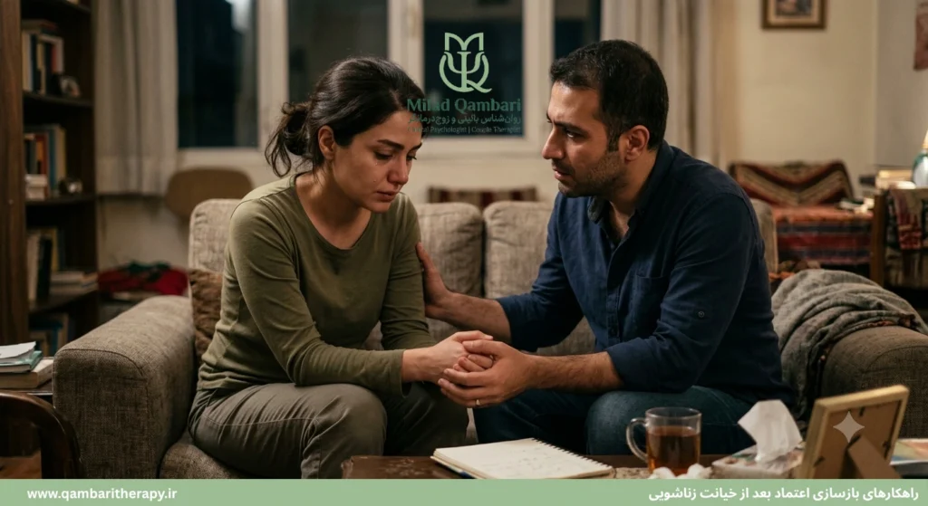 راهکارهای بازسازی اعتماد بعد از خیانت زناشویی