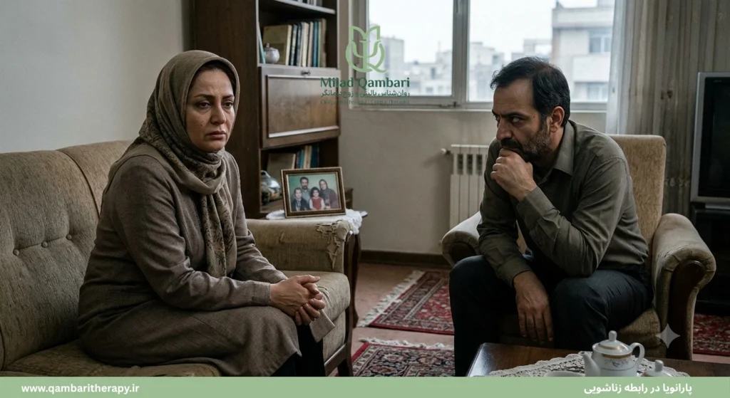 عکس پارانویا در رابطه زناشویی